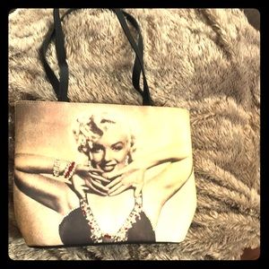 Marilyn Monroe Tote bag with rhinestones
